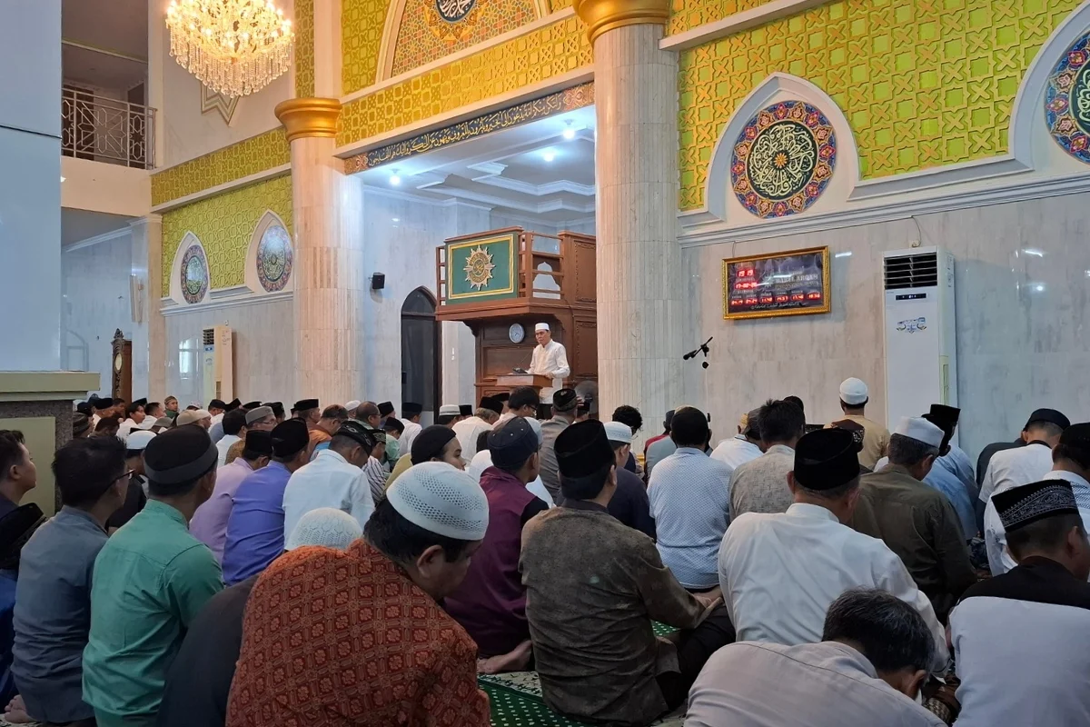 Masjid Darul Arqam Palangka Raya Mulai Tarawih, Ikuti Penetapan Muhammadiyah