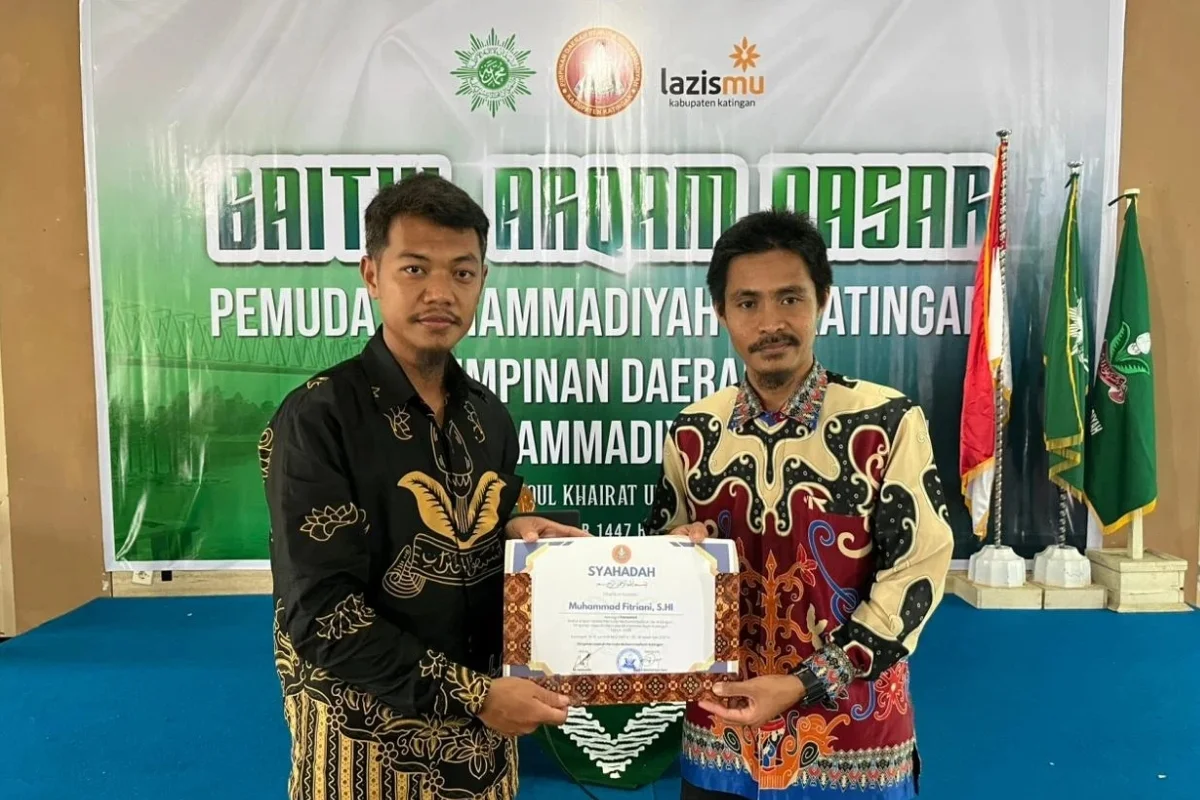 BAD Pemuda Muhammadiyah Katingan, M. Fitriani: Arah Gerak Organisasi Akan Kuat Jika Akhlak Pemimpinnya Kokoh
