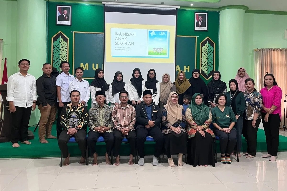 Perkuat Edukasi Kesehatan Anak, SDIT Muhammadiyah Palangka Raya Terima Sosialisasi Imunisasi